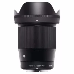 SIGMA - Festbrennweite 16mm f/1.4 DC DN MFT, Schwarz, 16mm