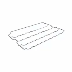 Miele KFR7000 Flaschenablage – Kühlschrank Zubehör/Gefrierschrank Zubehör – silber