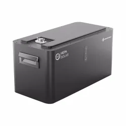 HEPA Solar Powercube Batteriespeicher Erweiterungsmodul – Solarpanel – schwarz