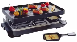 Novis 6010.07 Raclette für 6 Pers. – Raclette Ofen/Raclette Grill – schwarz