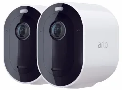 Arlo Pro 4 Spotlight VMC4250P-100EUS 2er-Set Netzwerkkamera (VMC4250P-100EUS) – Überwachungskamera – weiss