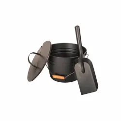 Eldur 755.1902.00 Ascheeimer – Grillzange/Grillbesteck