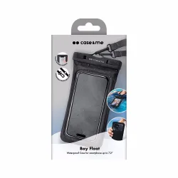 Case & Me Wasserhülle Float mit Umhängeband, schwarz Handyhülle – Handyhülle/Handy Tasche