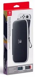 Nintendo Tasche/Schutzfolie Schwarz/Weiss Nintendo Switch ZB – Nintendo Switch Zubehör