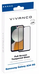 Vivanco Displayschutzglas für Galaxy A34 5G – Panzerglas/Schutzfolie