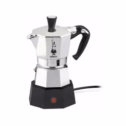 Bialetti BIA-MOKA-2TZ/220V Kaffeekanne – Filterkaffeemaschine – silber