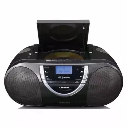 Lenco SCD-6900BK DAB+ Radiorekorder CD/Kass – DAB Boombox/Radiorecorder – schwarz