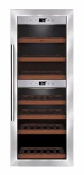 Caso WineComfort 380SMART Weinkühlschrank – Weinkühlschrank freistehend – glas / edelstahl