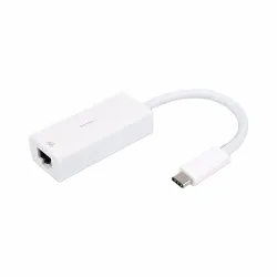 Vivanco USB Type-C Netzwerk-Adapter, weiss – PC Kabel/PC Adapter