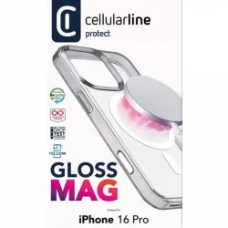 Cellularline GLOSS MAG iPhone 16 Pro iPhone 16 Pro Case – Handyhülle/Handy Tasche