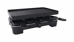 KOENIG Elektrischer Raclettegrill Black 8 personen