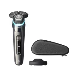 Philips 9000 Series S9974/35 Herrenrasierer – Rasierer/Rasierapparat – schwarz / silber