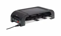 Stöckli PizzaGrill for 6 Tischkochgerät – Raclette Ofen/Raclette Grill – anthrazit