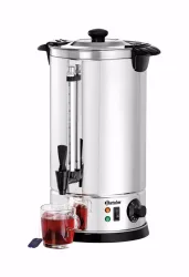 Bartscher Heisswasser-Spender 8.5L, doppelwandig – Gastro Kaffeemaschine/Gastro Getränkespender – edelstahl / schwarz