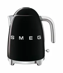 smeg - Wasserkocher 1,7l KLF03BLEU, Schwarz, 1.7L