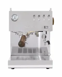 Ascaso Espressomaschine STEEL DUO PID Inox&Wood NEW Espressohalbautomat – Siebträgermaschine/Espressomaschine – edelstahl