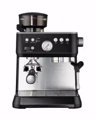 Solis Grind & Infuse Perfetta schwarz Type 1019 Espresso Maschine – Siebträgermaschine/Espressomaschine