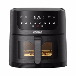 Koenig Quick & Pure 4 Heissluftfritteuse – Airfryer - Friteuse – schwarz