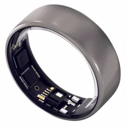 UltraHuman Ring AIR Grösse 6 - Raw Titanium Gesundheitstracker – Smart Ring - Smartring – natural titanium