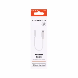 Vivanco Lightning - 3.5mm Klinke Lightning Audio Adapter – Audio Kabel/AUX Kabel