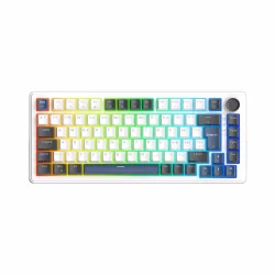 Deltaco Mech. Keyboard Gasket DK490 PBT Gaming Tastatur – Gaming Tastatur/Gaming Keyboard – weiss