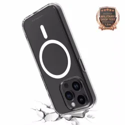 Vivanco MagSteady AntiShock Cover iPhone15 Pro Schutzhülle iPhone 15 Pro – Handyhülle/Handy Tasche