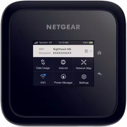 NETGEAR Nighthawk M6 entsperrter 5G Mobilen-Router (MR6150) Tri-Band WiFi-System – LAN & WLAN Router – schwarz