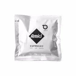Amici Medium 50 Stk. Kaffepads – Diverse Kaffeekapseln/Kaffeepads – weiss / braun