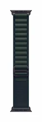 Apple 49mm Dark Green Alpine Loop - Small - Black Titanium Finish Zubehör Smartwatches – Apple Watch Zubehör – grün