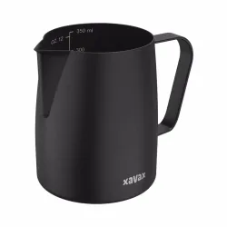 Xavax Barista-Milchkännchen aus Edelstahl – Diverses Kaffeemaschinen & Teemaschinen Zubehör – schwarz