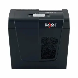 Rexel Aktenvernichter Secure X6 Bundle inkl. Mini-Heftgerät und -Locher – Aktenvernichter/Schredder – schwarz