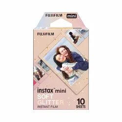 Fujifilm Instax Mini 10 Blatt Soft Glitter Sofortbildfilm – Sofortbildkamera/Polaroid Kamera
