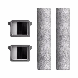 Tineco Zubehörset Floor One S7 Steam Plus Nass-Trockensauger-Zubehör – Wischbezug/Ersatzbürste – grau