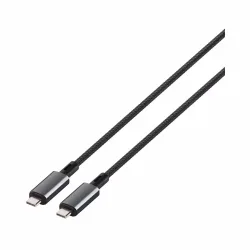 Vivanco USB-C - USB-C 2m 100W Schwarz Longlife Sync & Charging Kabel – USB C Kabel/Adapter/Ladegerät