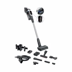 Bosch Unlimited Serie 9 Akkustaubsauger – Akku Staubsauger/Besenstaubsauger – weiss / grau