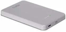 SBS, Mag Charge, 5000-mAh-Powerbank mit kabelloser, magnetischer Aufladung, Produkte & Wohnen