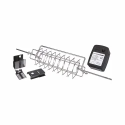 OUTDOORCHEF Drehkorb-Set Australia 400er Serien – Grill Ablage/Grill Rollwagen/Grill Erweiterung – edelstahl