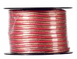 Vivanco Lautsprecherkabel auf Minispule, 2x2.5mm2, transparent, 20m – Audio Kabel/AUX Kabel