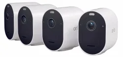 Arlo Pro 5 Spotlight Security Camera with 4x Camera Kit Netzwerkkamera – Überwachungskamera – weiss