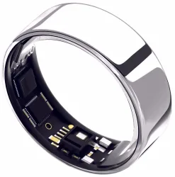 UltraHuman Ring AIR Grösse 7 - Space Silver Gesundheitstracker – Smart Ring - Smartring – silber