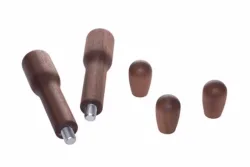 Vitudurum Swiss Made Nussbaum Griffset – Siebträgermaschine Zubehör – brown