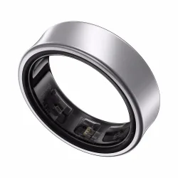 Samsung Galaxy Ring Grösse 6 Titanium Silver Gesundheitstracker – Smart Ring - Smartring – silber