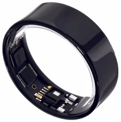 UltraHuman Ring AIR Grösse 13 - Aster Black Gesundheitstracker – Smart Ring - Smartring – schwarz
