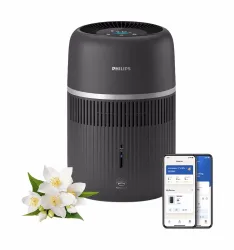 PHILIPS HU4210/03 4000 Series Luftbefeuchter Dunkelgrau (3 W, Raumgröße: 44 m²)