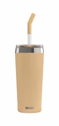 Sigg HELIA MUTED PEACH 0.6 L Reisebecher – Trinkflasche/Thermosflasche/Shaker