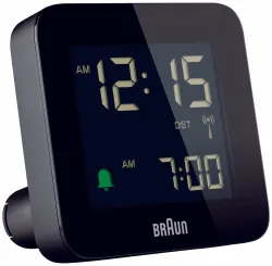 Braun - Weckerset, Digitalwecker, 75mm, Black