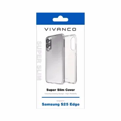 Vivanco Super Slim Cover für Samsung S25 Edge Galaxy S25 Edge Cover – Handyhülle/Handy Tasche