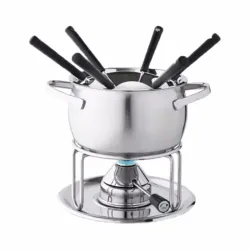 Kisag - Fleischfondue-Set, 16CM/1.6L, Chrom