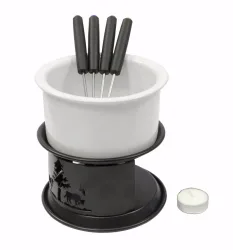 Heidi Cheese Line Cheese Line Schokoladenfondue Set schwarz – Schokofondue