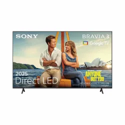 Sony K75S35B - 75'', 4K UHD LED TV, Bravia 3, Google TV, 2025 UHD LED TV – Fernseher – schwarz